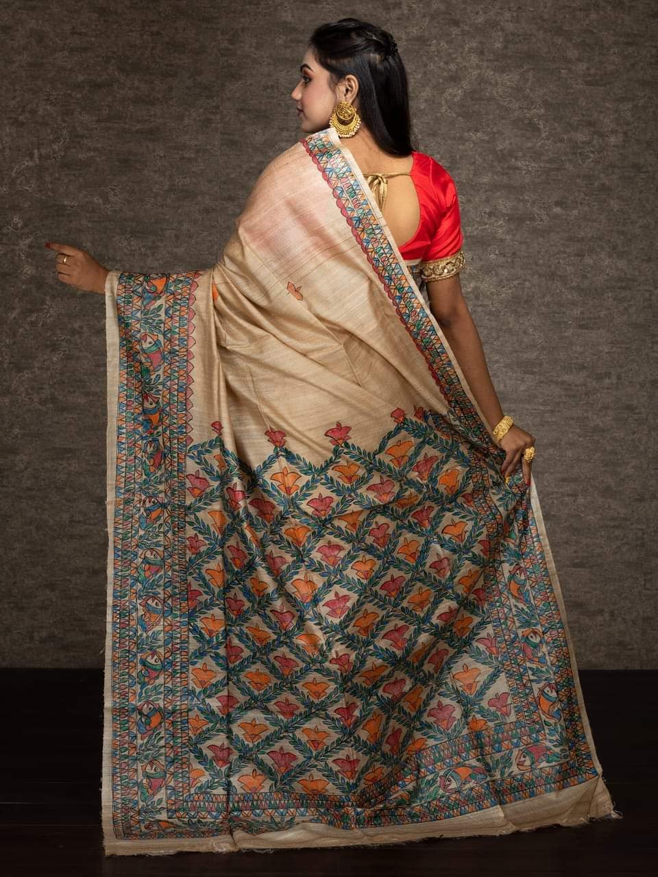 Pure Silk Printed sarees (100+ colors)